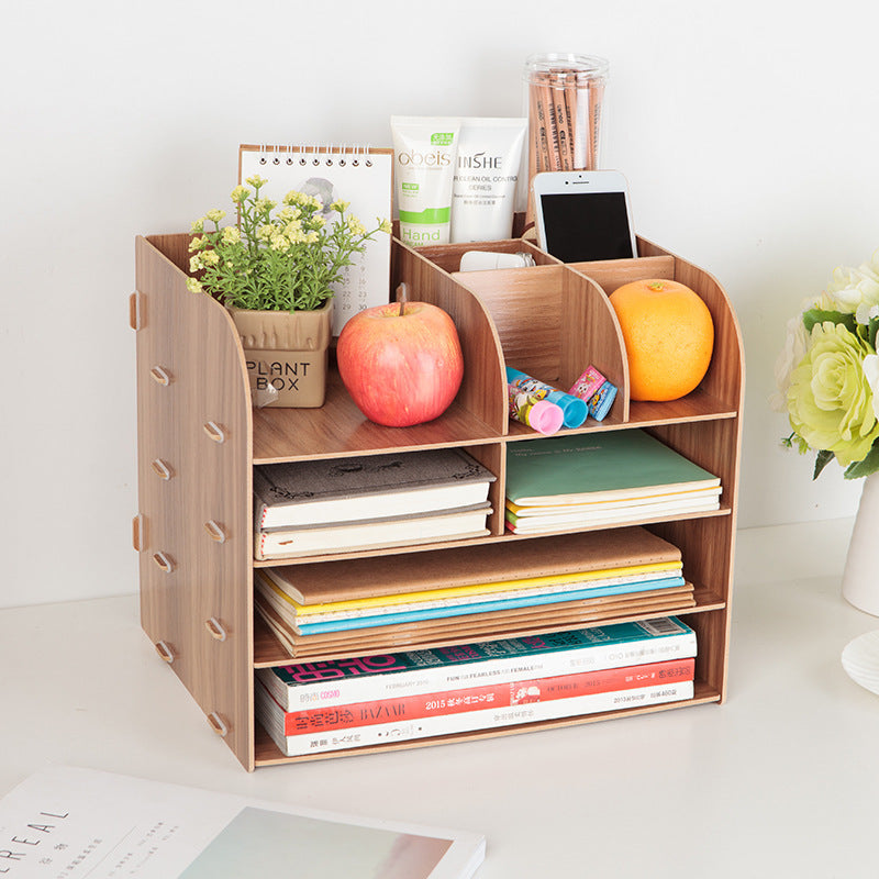 Schreibtisch Box aus Holz