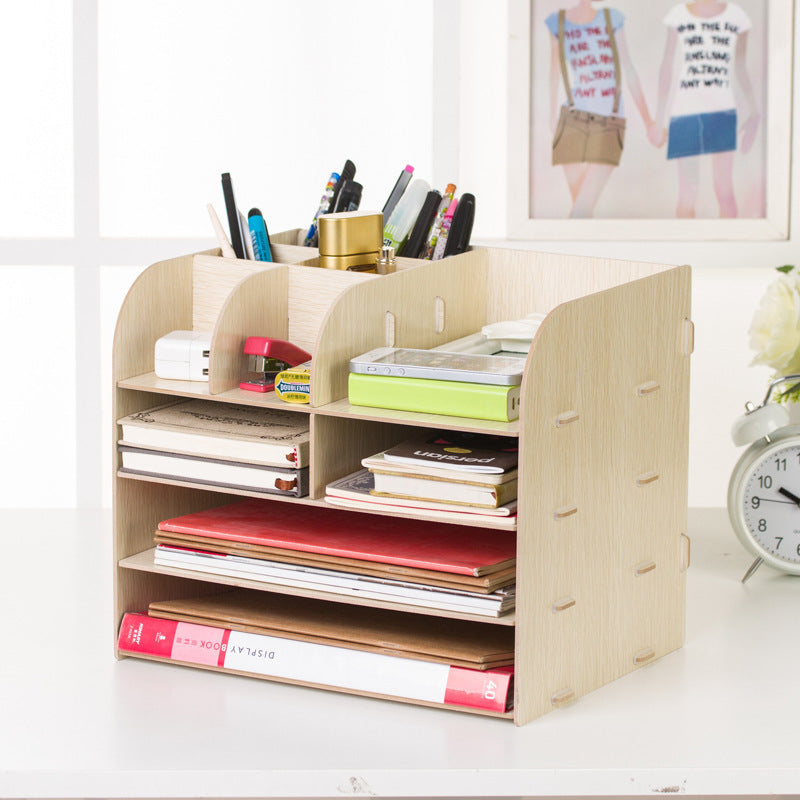 Schreibtisch Box aus Holz