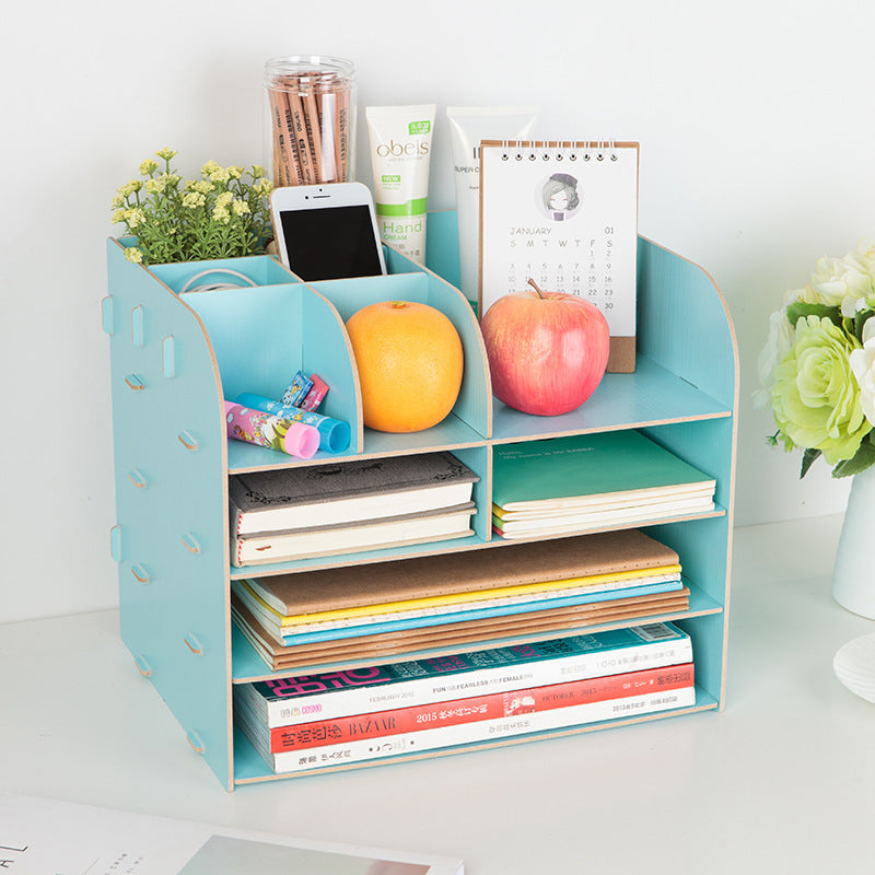 Schreibtisch Box aus Holz