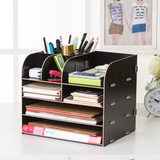 Schreibtisch Box aus Holz