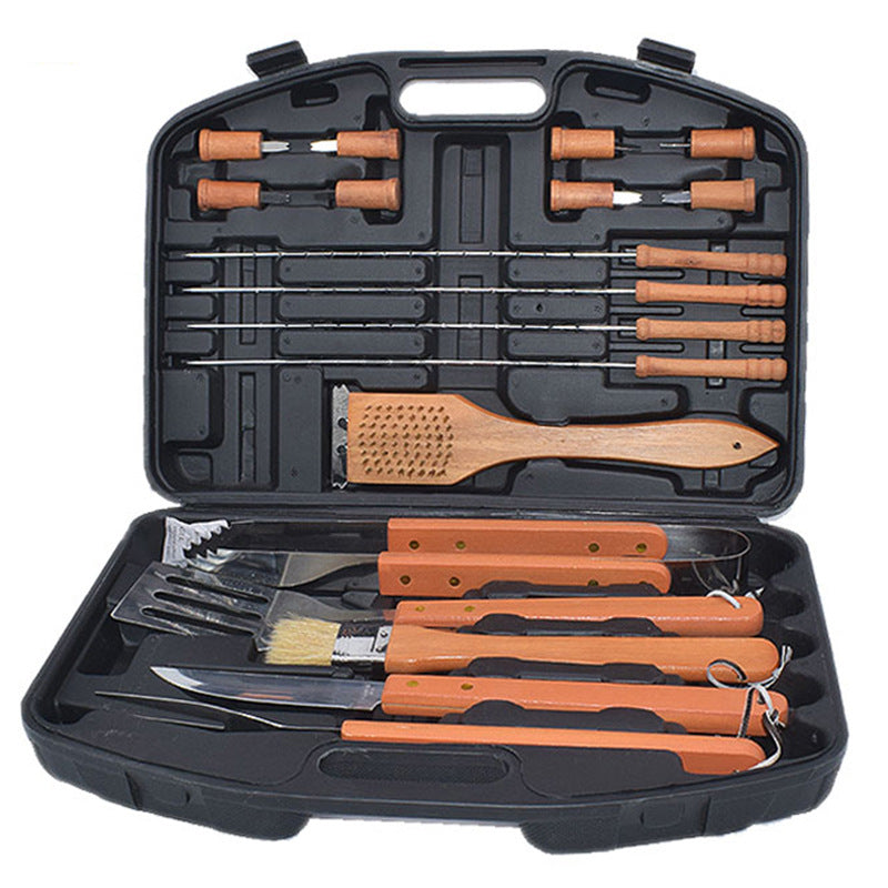 Grillwerkzeug mit Holzgriff
